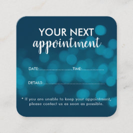 Trendy Modern Salon Appointment Reminder Card Afsprakenkaartje