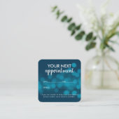 Trendy Modern Salon Appointment Reminder Card Afsprakenkaartje (Staand voorkant)