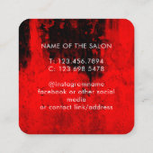 Trendy Modern Salon Appointment Reminder Card Afsprakenkaartje (Achterkant)