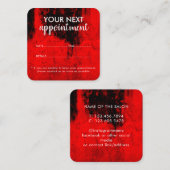 Trendy Modern Salon Appointment Reminder Card Afsprakenkaartje (Voorkant / Achterkant)