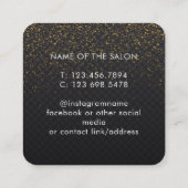 Trendy Modern Salon Appointment Reminder Card Afsprakenkaartje (Achterkant)