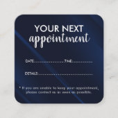 Trendy Modern Salon Appointment Reminder Card Afsprakenkaartje (Voorkant)