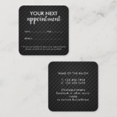 Trendy Modern Salon Appointment Reminder Card Afsprakenkaartje (Voorkant / Achterkant)