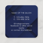 Trendy Modern Salon Appointment Reminder Card Afsprakenkaartje (Achterkant)