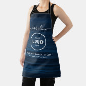 Trendy Modern Salon Logo Apron Schort (Insitu)