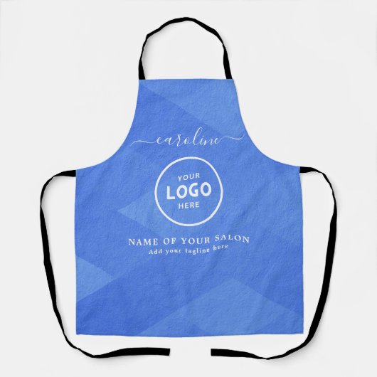 Trendy Modern Salon Logo Apron Schort (Voorkant)