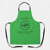  Trendy Modern Salon Logo Apron Schort (Voorkant)
