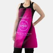 Trendy Modern Salon Logo Apron Schort (Insitu)