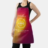  Trendy Modern Salon Logo Apron Schort (Insitu)