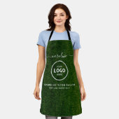  Trendy Modern Salon Logo Apron Schort (Gedragen)