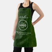  Trendy Modern Salon Logo Apron Schort (Insitu)