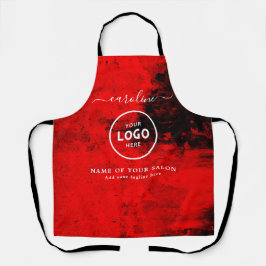  Trendy Modern Salon Logo Apron Schort