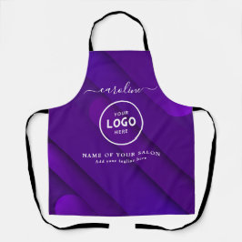  Trendy Modern Salon Logo Apron Schort