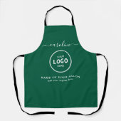  Trendy Modern Salon Logo Apron Schort (Voorkant)