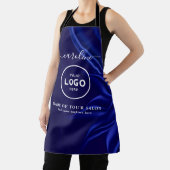 Trendy Modern Salon Logo Apron Schort (Insitu)