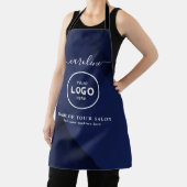 Trendy Modern Salon Logo Apron Schort (Insitu)