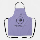  Trendy Modern Salon Logo Apron Schort (Voorkant)