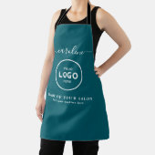 Trendy Modern Salon Logo Schort (Insitu)