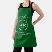 Trendy Modern Salon Logo Schort (Insitu)