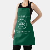 Trendy Modern Salon Logo Schort (Insitu)