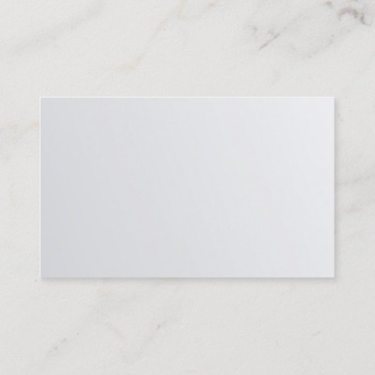 Trendy Modern Schoon Ontwerp Zilver Glamour Luxe Visitekaartje (Achterkant)