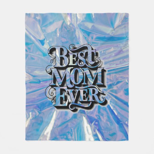 Trendy modern script beste mama ooit fleece deken (Voorkant)
