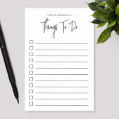 Trendy Modern Script minimalistische dingen om te  Post-it® Notes