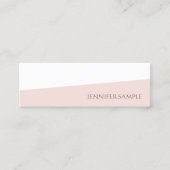Trendy Modern Simple Professional Sjabloon Elegant Mini Visitekaartje (Voorkant)