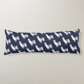 Trendy Modern Sketchy Aztec Llamas Lichaamskussen (Voorkant)