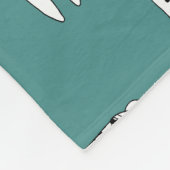 Trendy Modern Sketchy Llama Patroon Fleece Deken (Hoek)