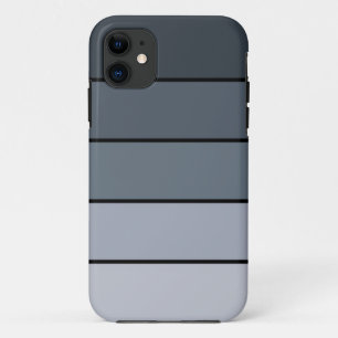 Trendy Modern Space Grey Stripes Case-Mate iPhone Case