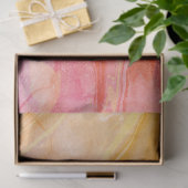 Trendy Modern Stijlvol Abstract Marmer Tissuepapier (Geschenk)