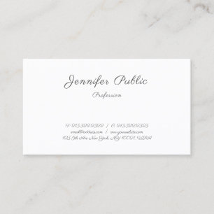 Trendy Modern Stijlvol Handschrift Eenvoudige Sjab Visitekaartje