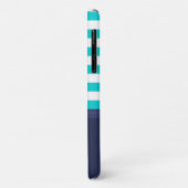 Trendy Modern Striped Nautical Design Custom Case-Mate iPhone Case (Achterkant/links)