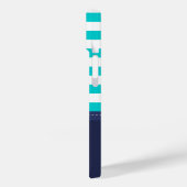 Trendy Modern Striped Nautical Design Custom Hoesj Case-Mate iPhone Case (Achterkant / Links)