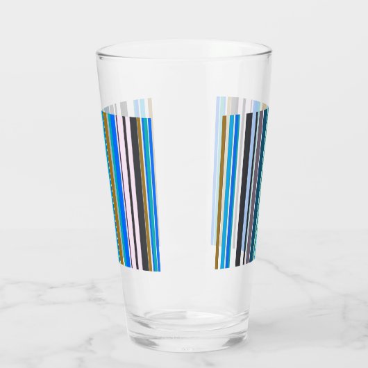 Trendy Modern Stripes Glas (Links)