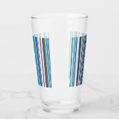 Trendy Modern Stripes Glas (Rechts)