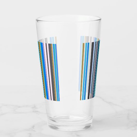 Trendy Modern Stripes Glas (Rechts)