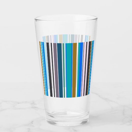 Trendy Modern Stripes Glas (Voorkant)