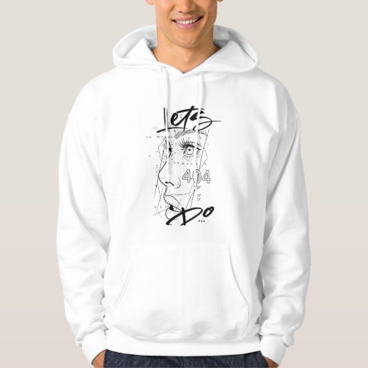 trendy modern stylish motivational hoodies (Voorkant)
