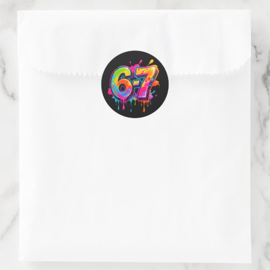 Trendy Modern Teen IYKYK 6-7 67 Stickers (Tas)