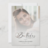 Trendy Modern Transparency Overlay Vellum Effect Kaart (Voorkant)