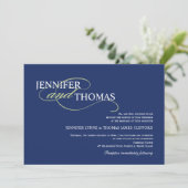 Trendy Modern Typografie Elegant Eenvoudigheid Kaart (Staand voorkant)