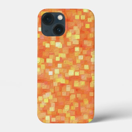 Trendy modern uniek Abstract patroon Case-Mate iPhone Case (Achterkant)