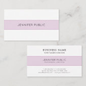 Trendy Modern Verfijnd Eenvoudig Professioneel Visitekaartje (Voorkant / Achterkant)