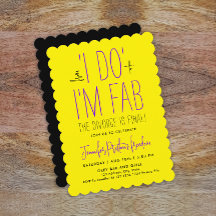 Trendy Modern Vibrant Yellow Divorce Break