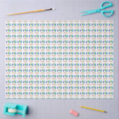 Trendy modern vispatroon tissuepapier (Craft)