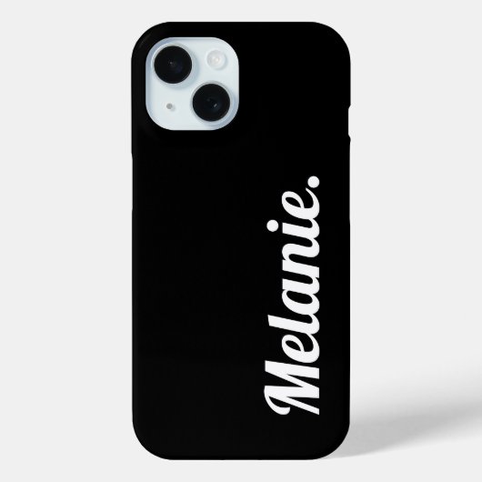 Trendy Modern Zwart Wit Case-Mate iPhone Case (Achterkant)
