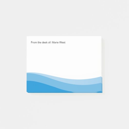 Trendy moderne, aangepaste, nette notebooks post-it® notes (Voorkant)