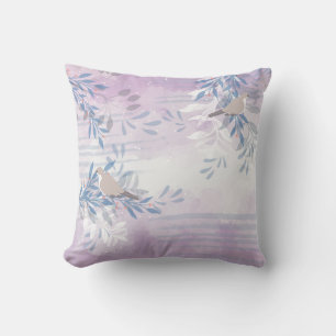 Trendy Moderne Abstracte Bloem botanisch Kussen